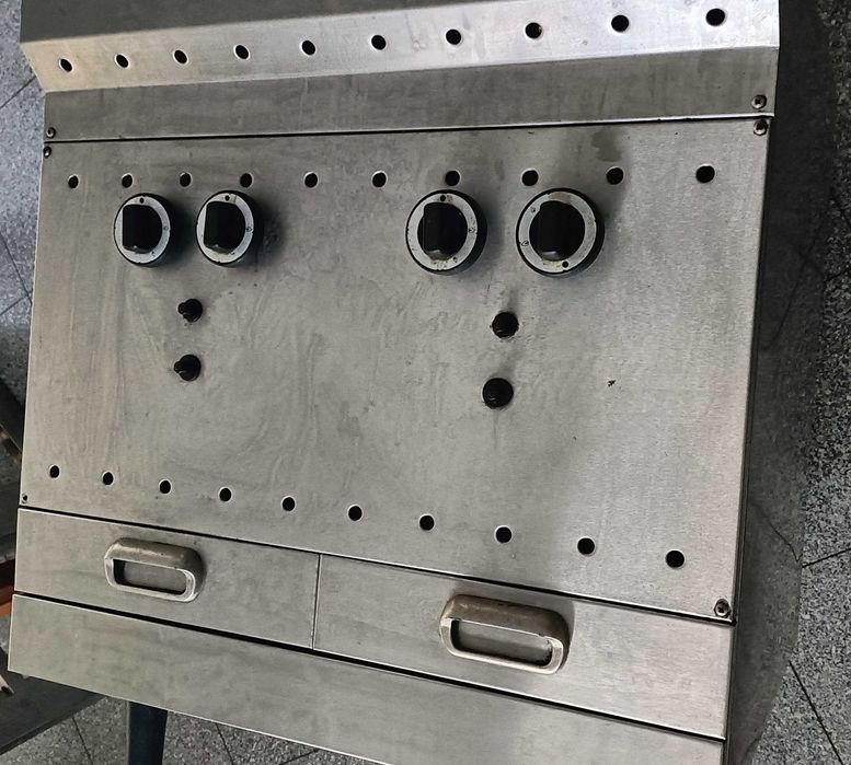 Grelhador a gás duplo industrial