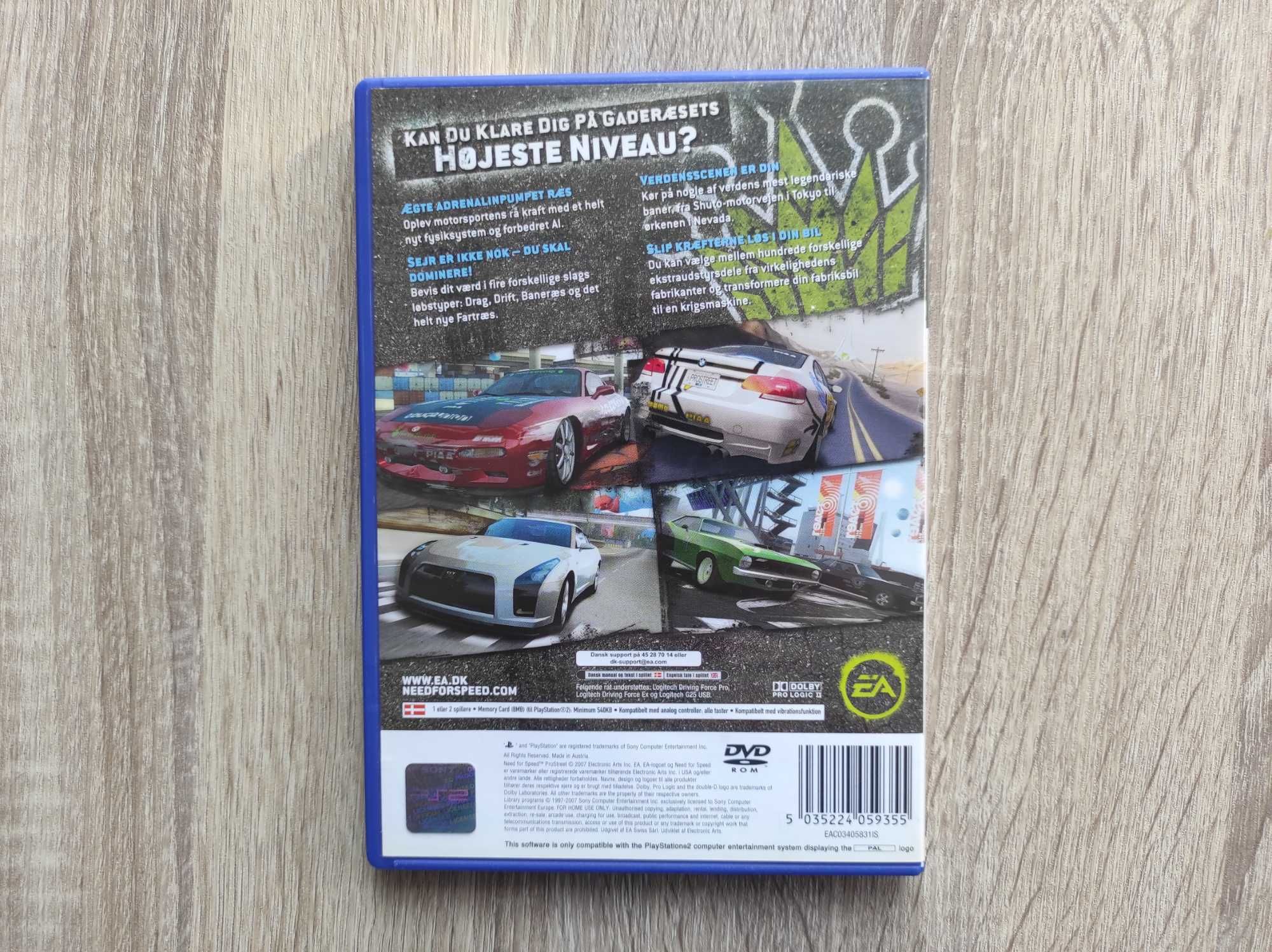 Need for Speed ProStreet PL - PS2 - Stan Płyty Bardzo dobry