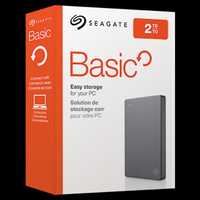 [Novo] Disco Externo 2.5" Seagate Basic Portable 2TB USB 3.0 Preto