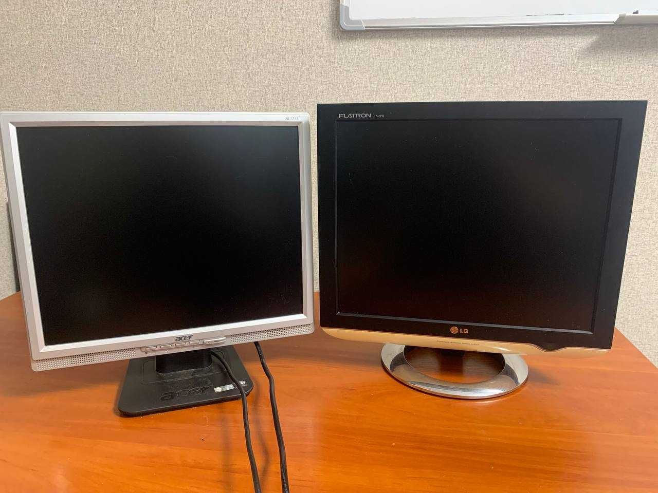Два монітора Acer LG - 17 дюймів