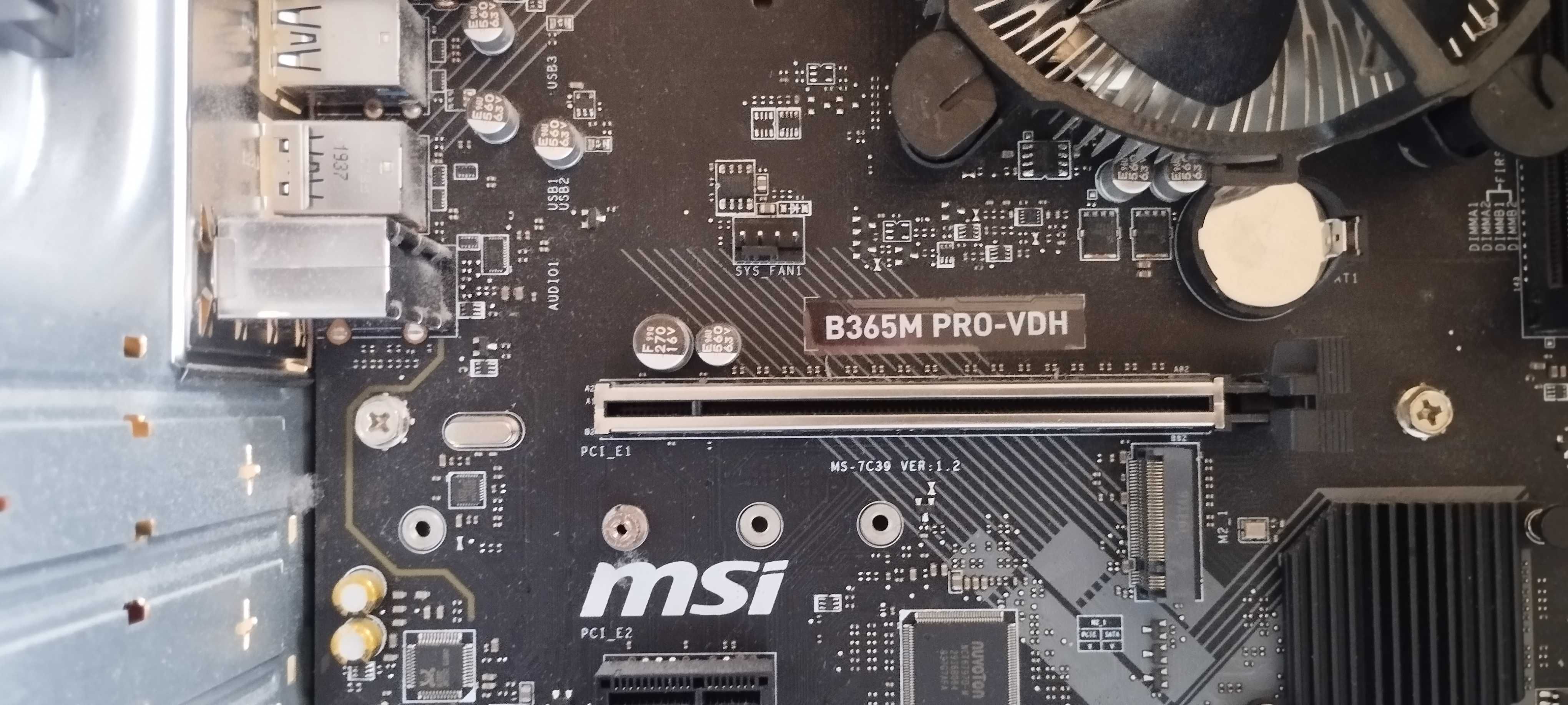 ПК MSI B365m Pro i5 9400 DDR4 8Gb HHD SDD