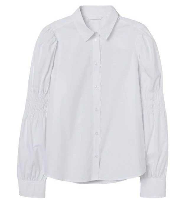 Camisa Manga Abalonada - H&M