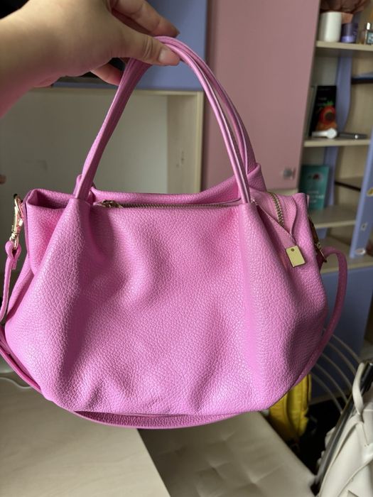 Шкіряна Сумка Зефірка