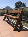 Banco Exterior  Corrido de Jardim com costas de 3 lugares NOVO
