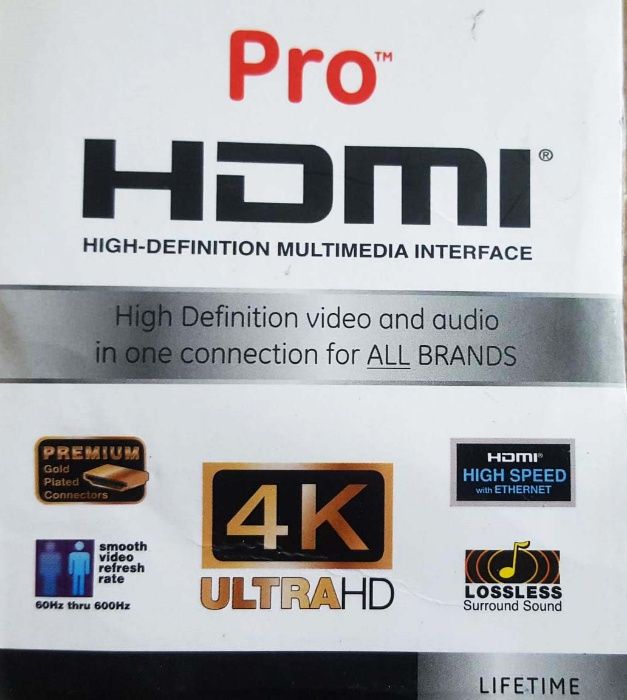 кабель HDMI-HDMI профі висока якість!!! для Т-2 ноута системник та інш