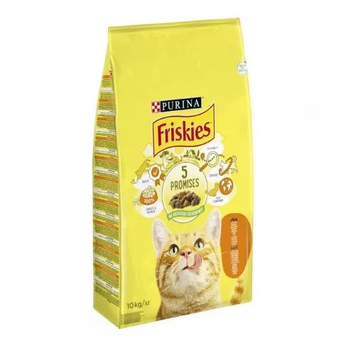 Friskies Сухий корм для кішок з куркою і овочами 4 кг