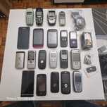Lote de Telemóveis VINTAGE com Carregadores