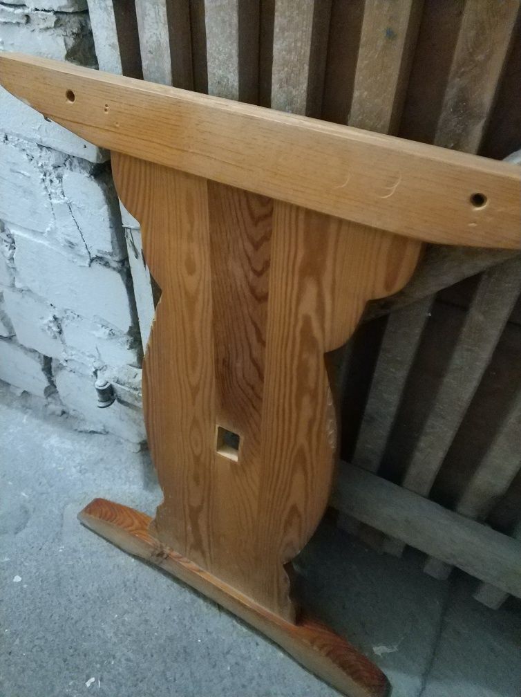 Stare meble, góralskie - komplet 2x kredens + 4 krzesła + stół CEPELIA