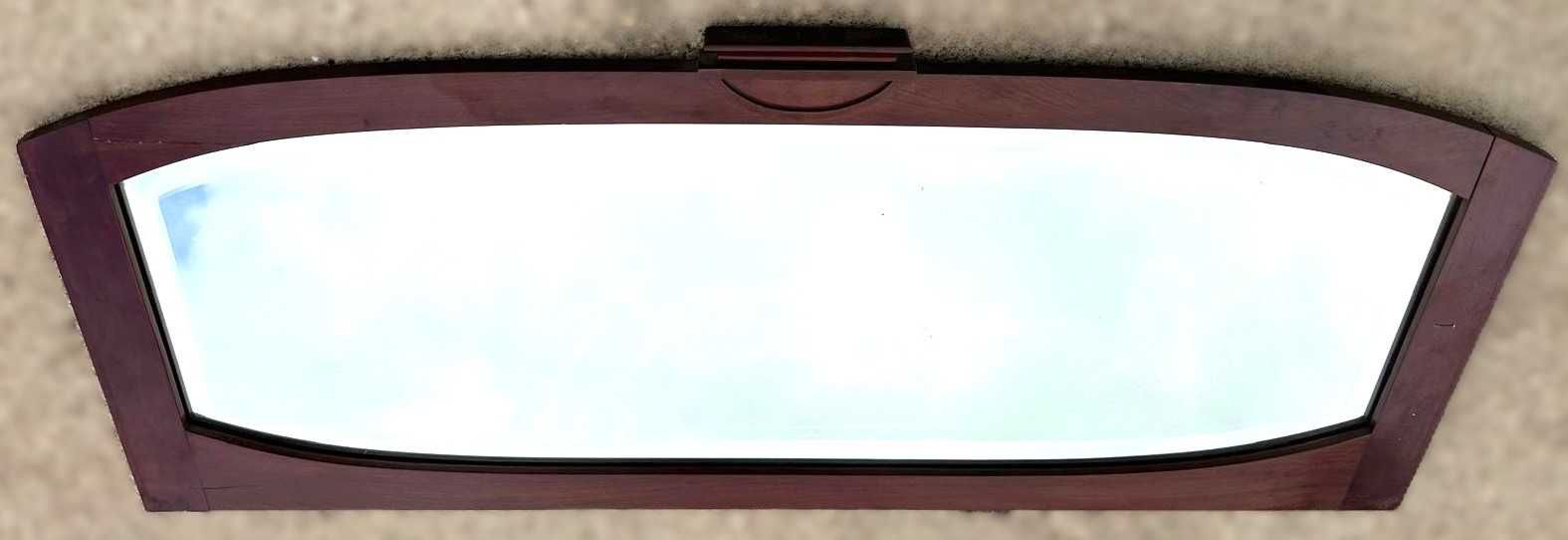 Espelho antigo, para suspensão em parede: medidas: 123 X 53 cm