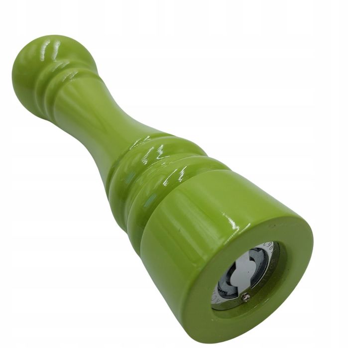 Młynek Do Przypraw Ziół Drewniany Malowany Zielony Młynek Ręczny