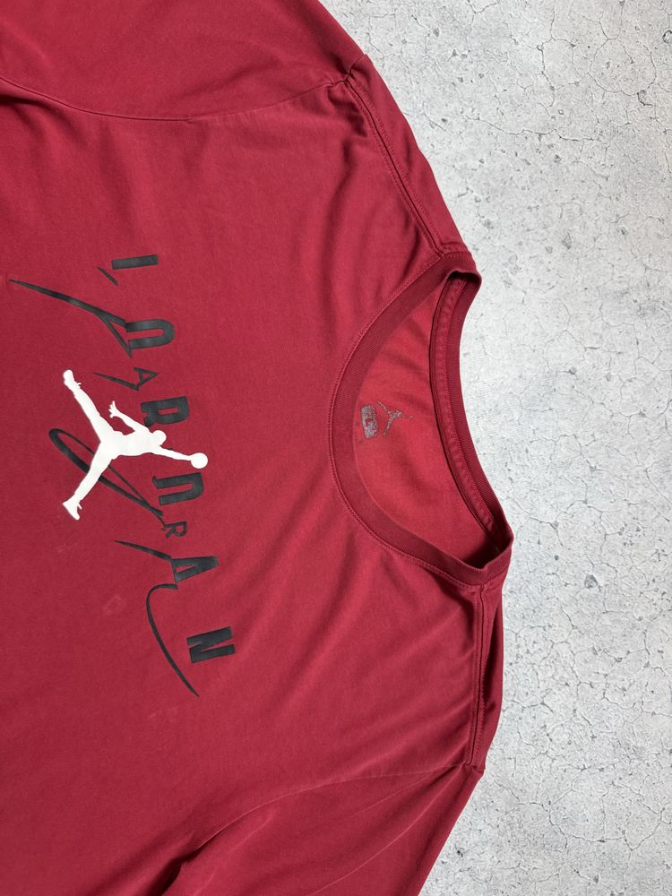 Мужская Футболка Nike Air Jordan Оригинал Идеал Размер M-L Big Swoosh