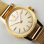 ZENITH zegarek VINTAGE damski 1960 cal. 111D lite ZŁOTO 18K / 750