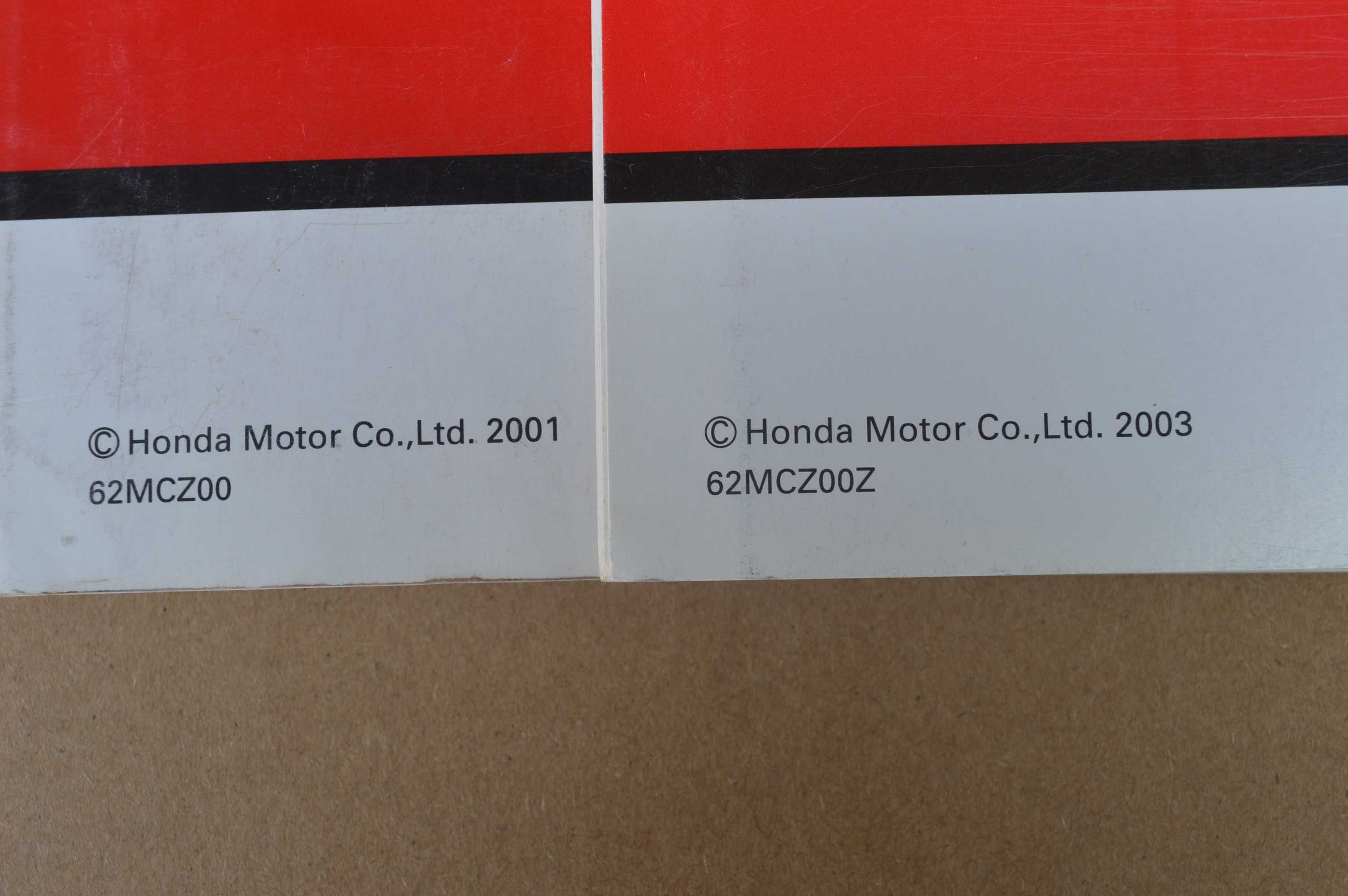 Honda Hornet 900 SERWISÓWKA manual instrukcja OEM