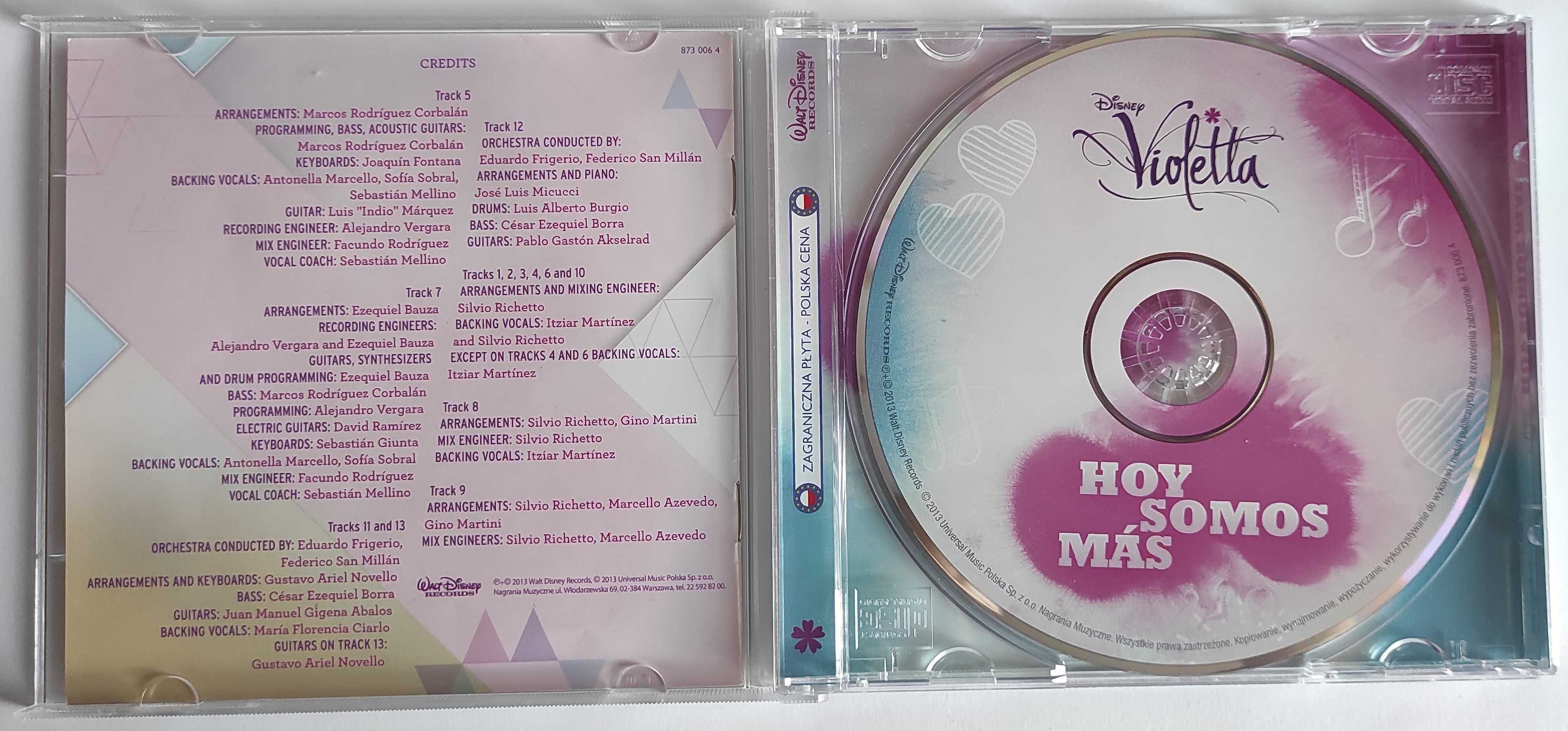 Płyta CD Violetta Hoy Somos Mas