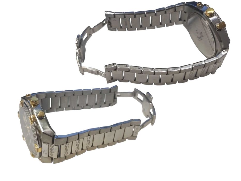 Zegarek męski Versace Sporty Greca Chrono VESO01123 komplet stan BDB!