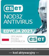 ESET NOD32 AntiVirus PC 1 rok przedłużenie