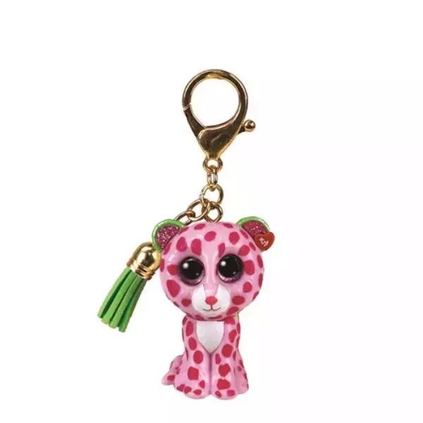 TY BEANIE BOOS Mini Boos Brelok GLAMOUR różówy leopard 25053. Ty Inc.