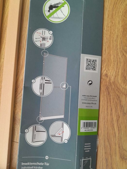 Moskitiera na drzwi tarasowe/ balkonowe