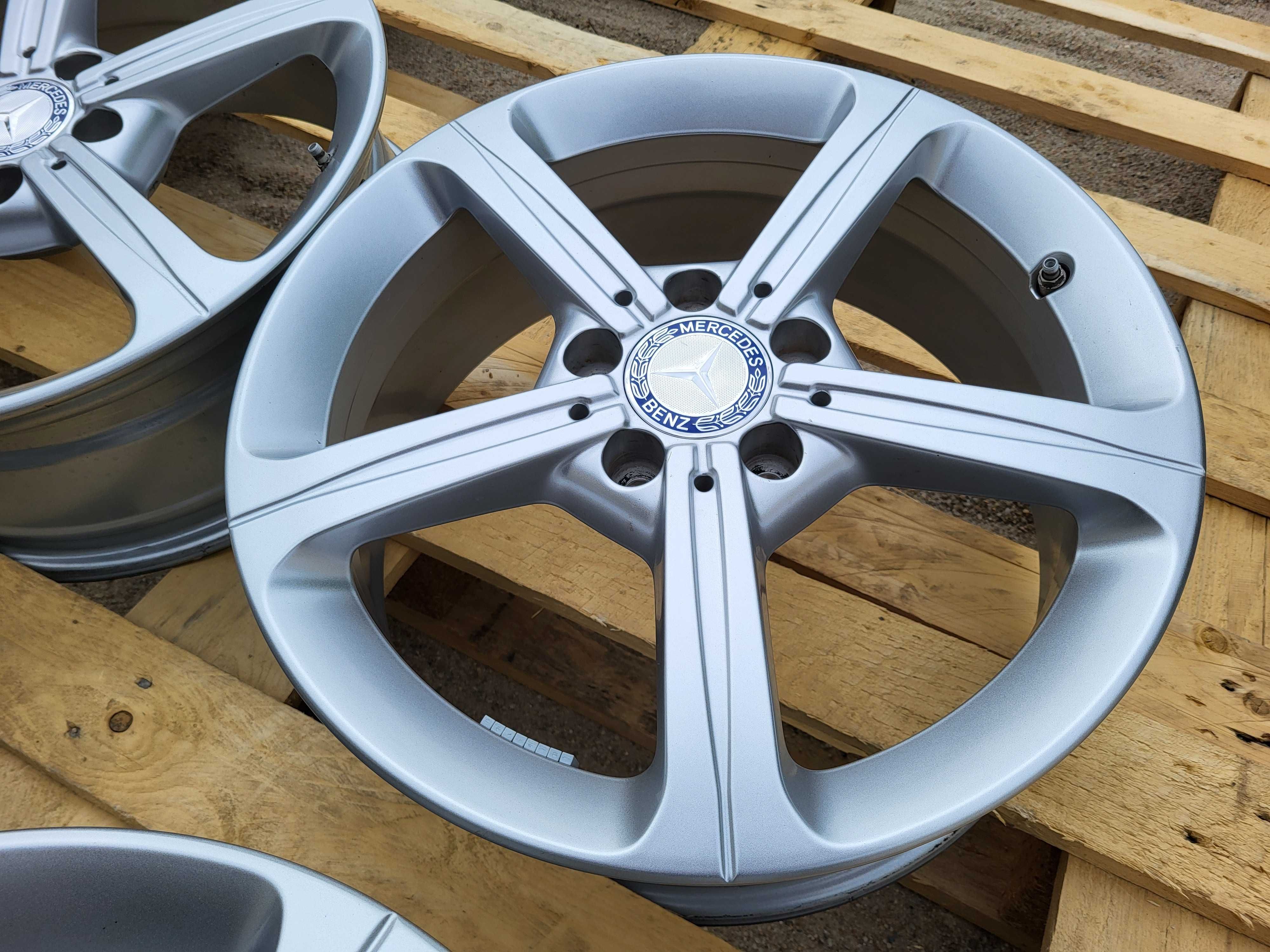 [871] Felgi aluminiowe Oryginał MERCEDES 17 Cali 5x112 ET44 +Czujniki