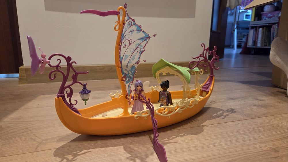Łódź playmobil fairies z wróżkami
