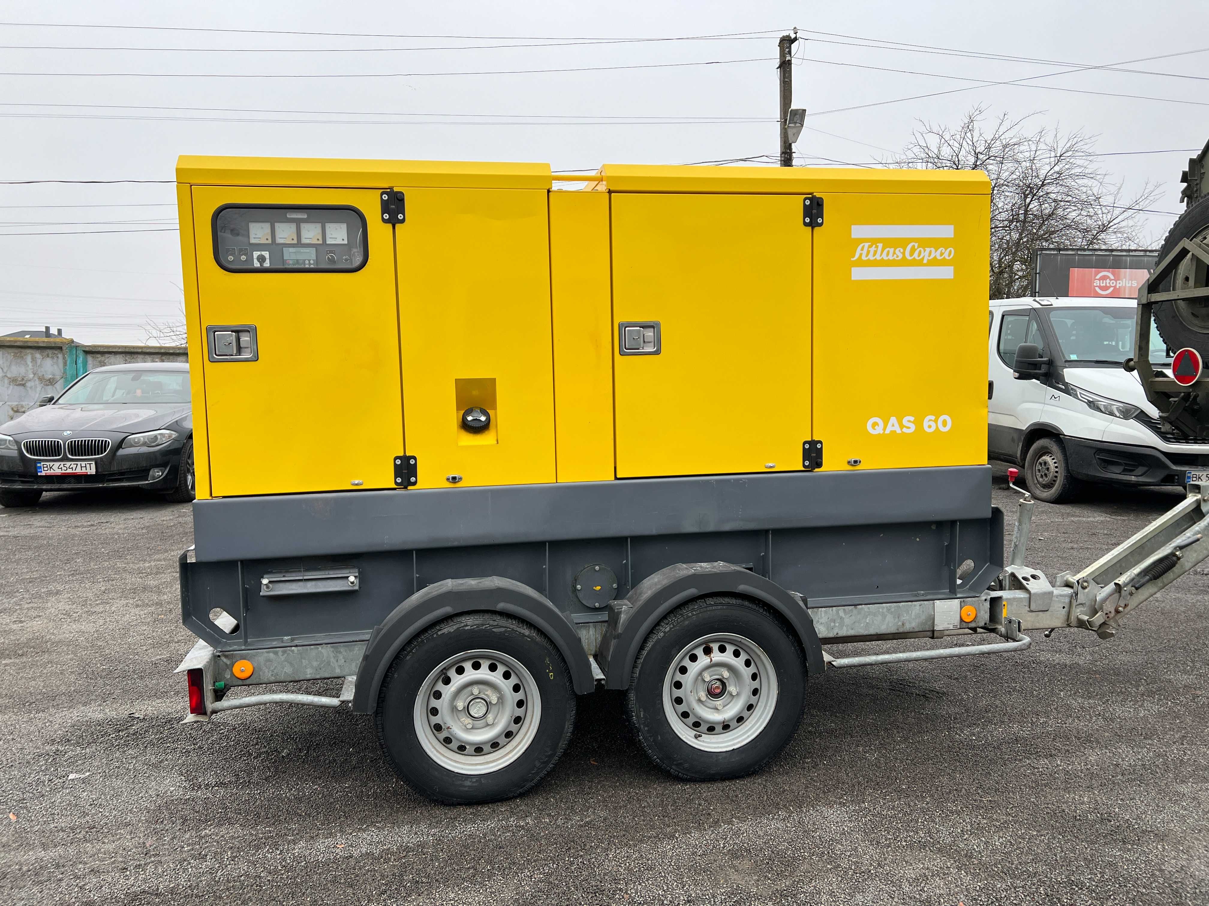 дизельний генератор ATLAS COPCO QAS60 (48kWt/60kVa)