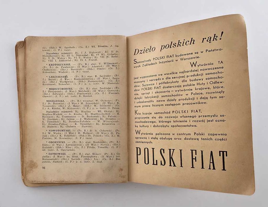 Kalendarz Oficera Strażackiego 1937 rok - II RP - Rzadkość