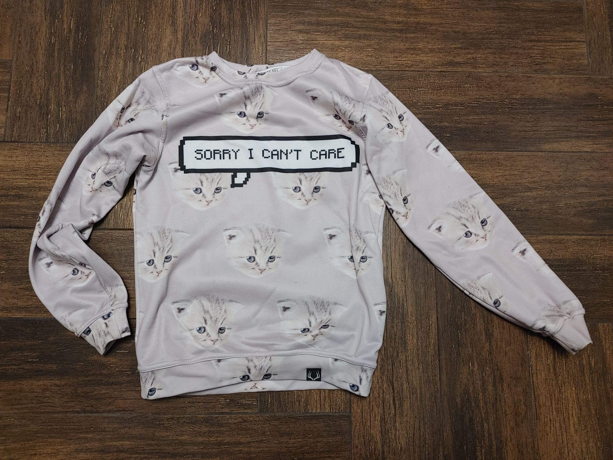 Bluza sweter aloha from deer koty kotki sorry I can't care XS mem