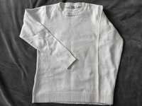 Sweter biały rozmiar S bawełna