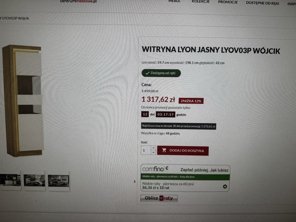 Zestaw Mebli Wójcik LED  bdb stan  mozna na pojedynczo