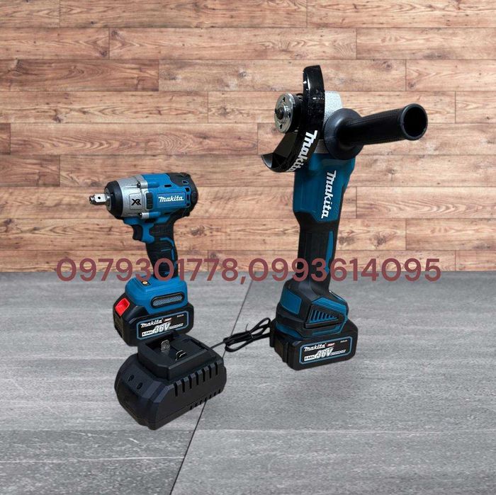 Акумуляторний Набір Makita 2/1 Гайковерт DTW650 + Болгарка DGA504 36V