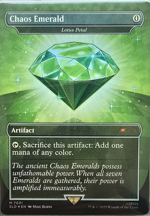 Magic the gathering - Chaos Emerald (Lotus Petal)