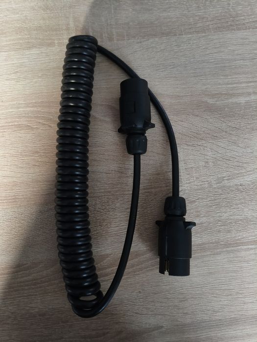 Przewód elektryczny spiralnym 2 wtyczki