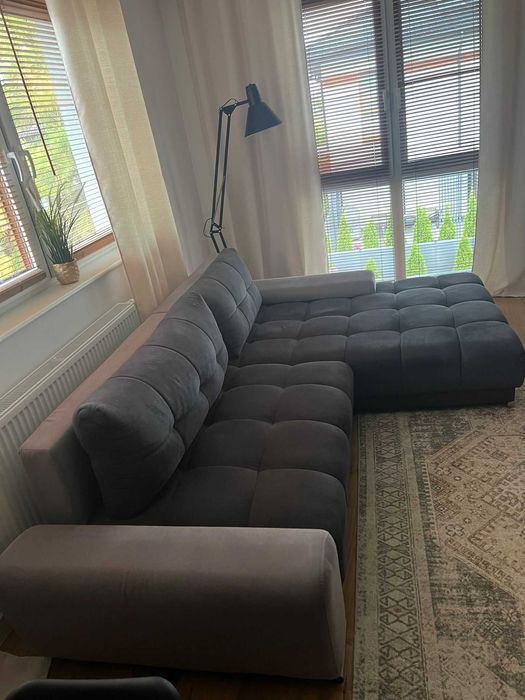 Kanapa narożna z funkcją spania