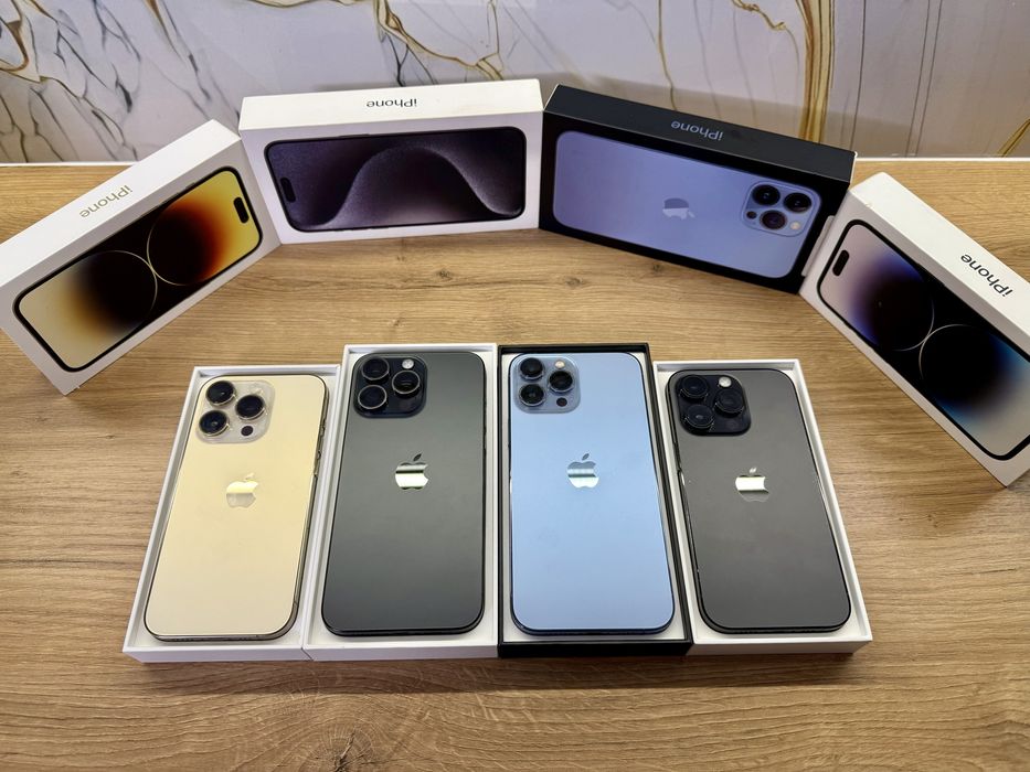iPhone 14 Pro 128gb фізична сім, Neverlock iPhone 13 та 15 Pro Max