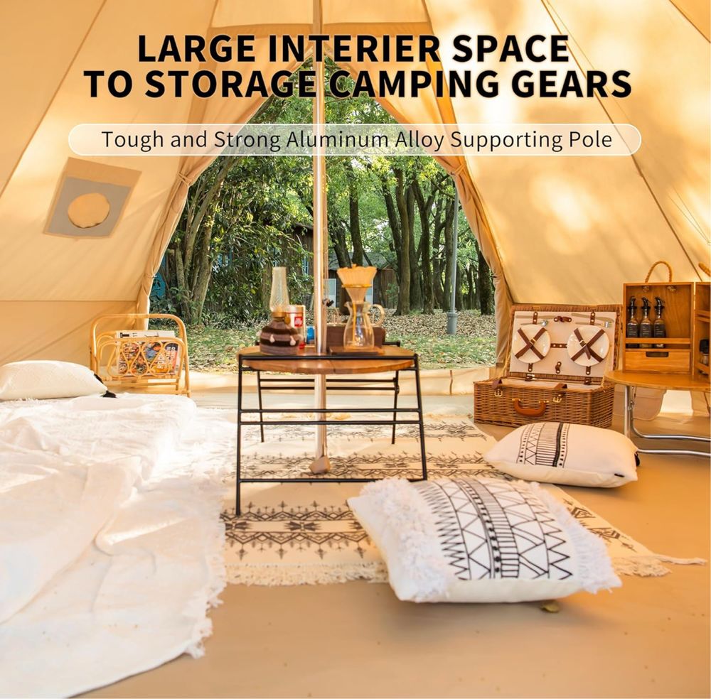 Wysyłka z Polski Naturehike Namiot Tipi 12 Osób Glamping, Wodoodporny