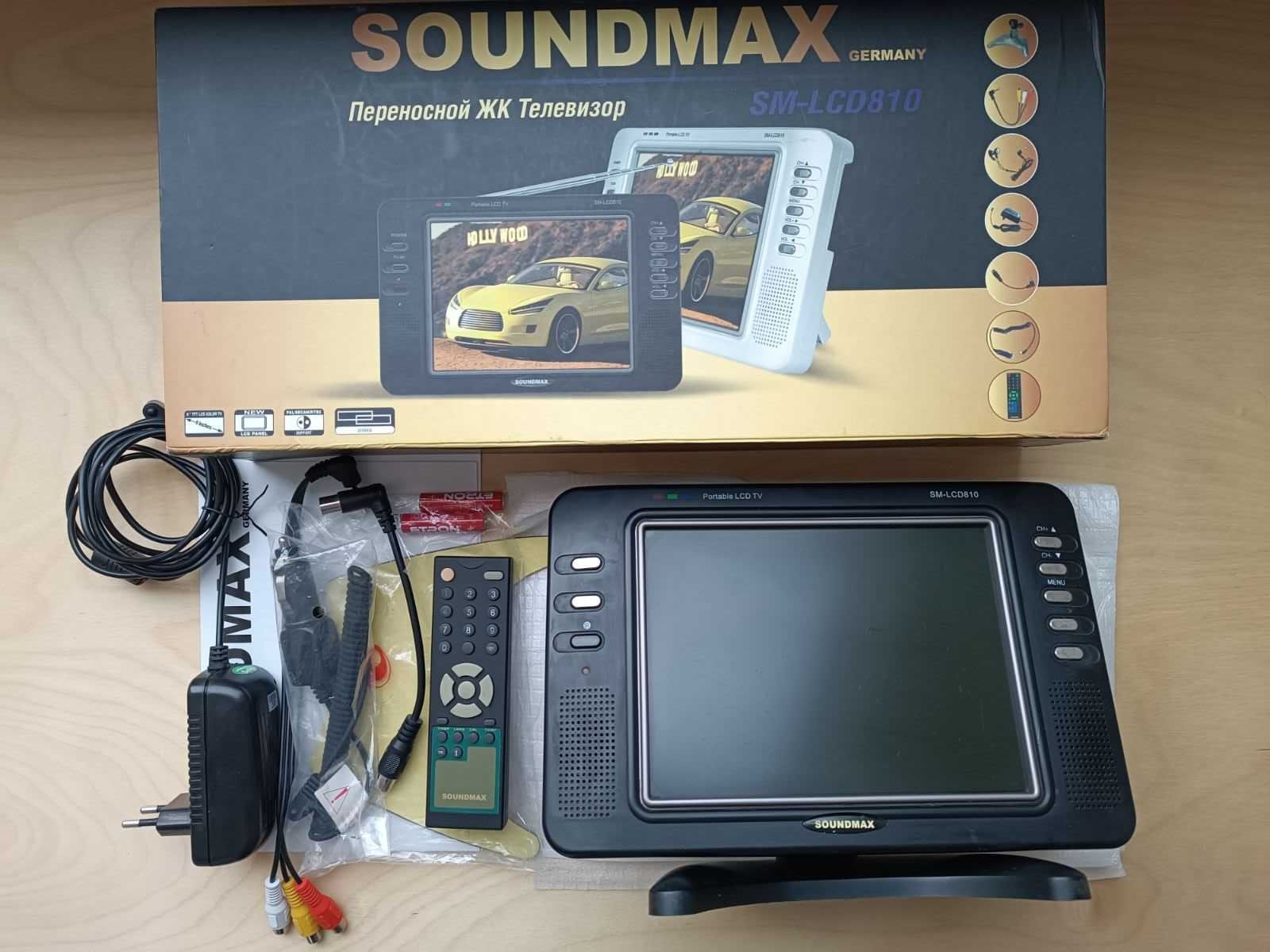 Телевизор SoundMax SM-LCD810   8" (20,3см)