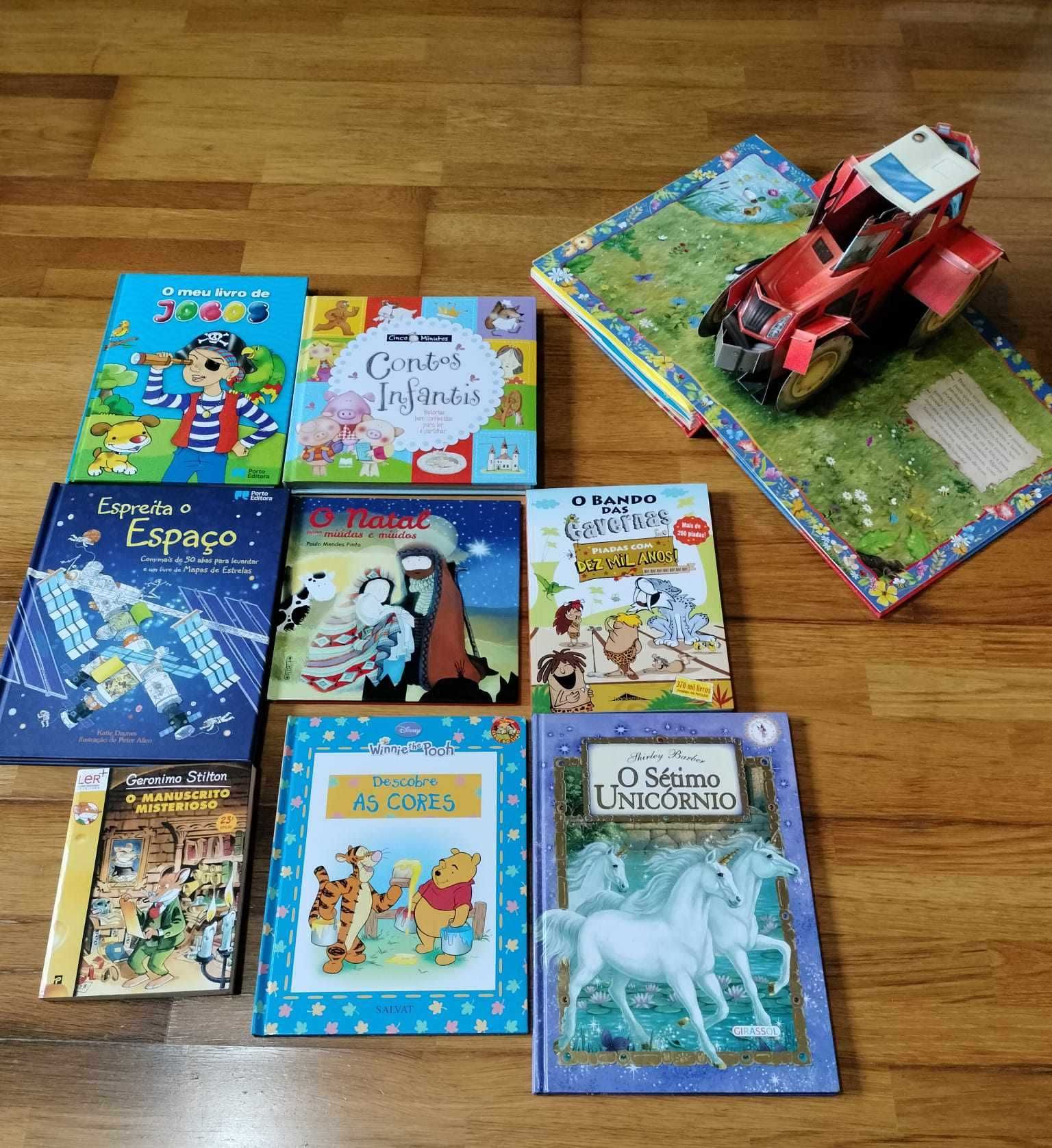 Livros infantis variados