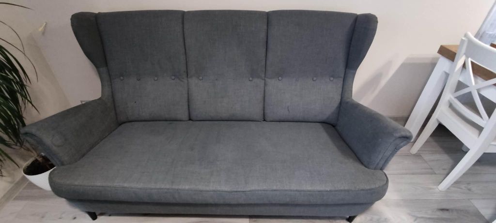 Strandmon ikea sofa 3 osobowa kanapa uszak mozliwy transport