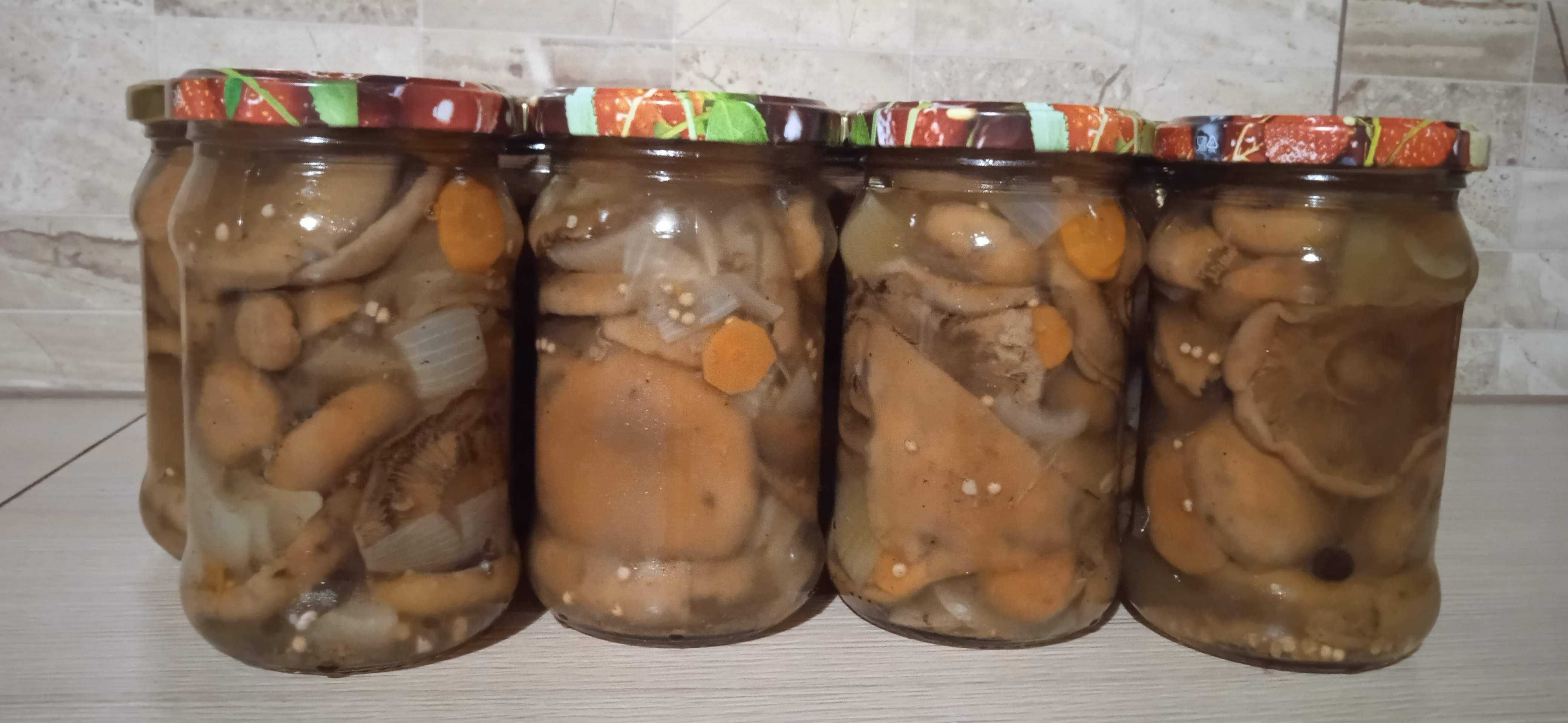 Rydze marynowane w zalewie octowej 300ml 8 sztuk 96zl-zbior 2024R