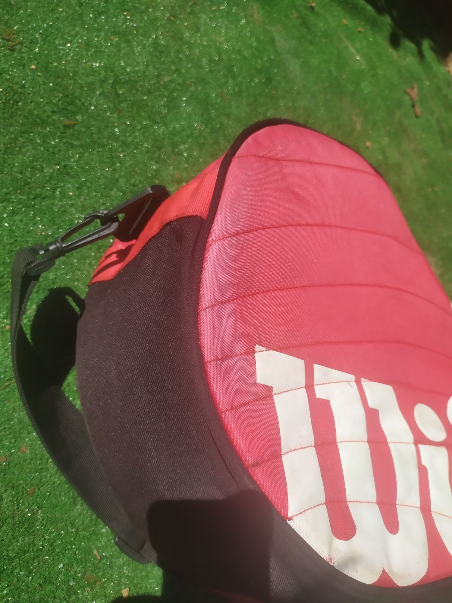 Czerwona Torba na ramię na rakiety tenisowe Wilson