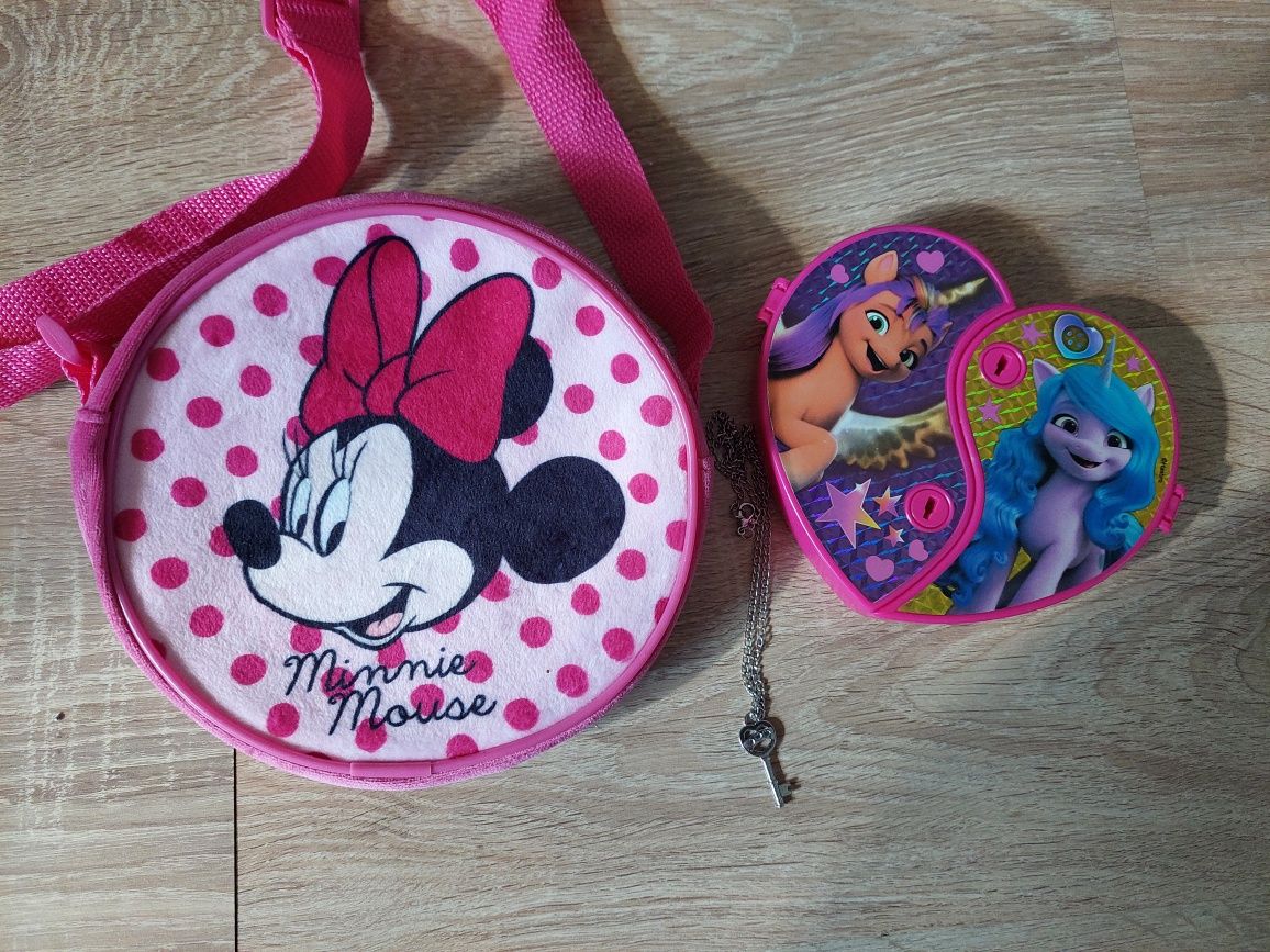 Torebka z myszką Minnie i pudełko na kluczyk