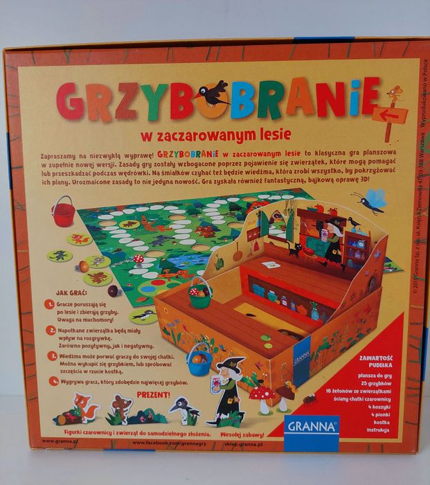 Gra planszowa Grzybobranie - w zaczarowanym lesie