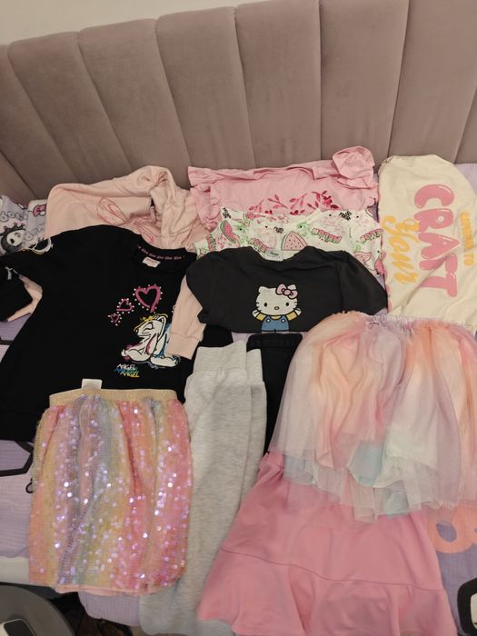 Zestaw ciuszków paka ubrań dziewczynka 8/9lat 134 140cm