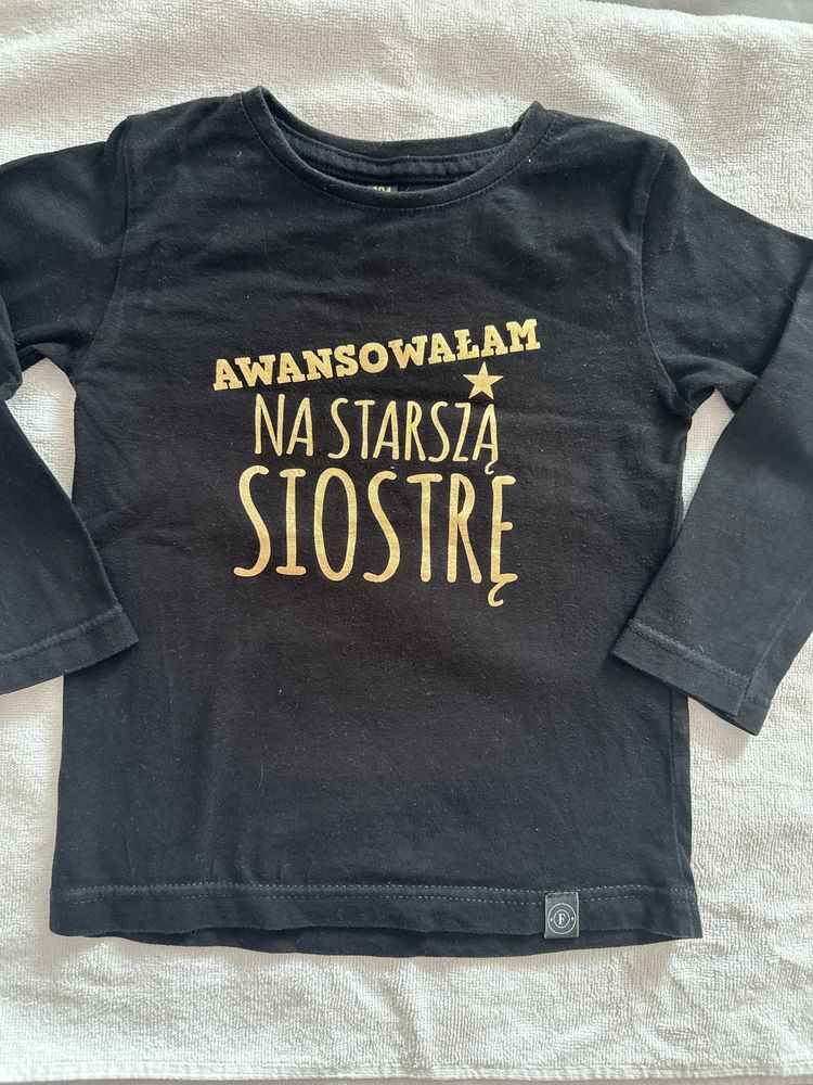 Koszulka bluzka Awansowałam na straszą siostrę 104