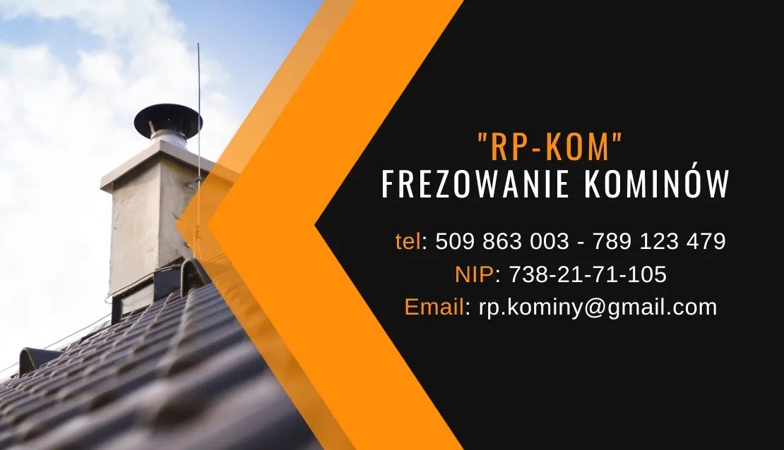 Wiercenie/Frezowanie/Uszczelnianie Przewodów Kominowych