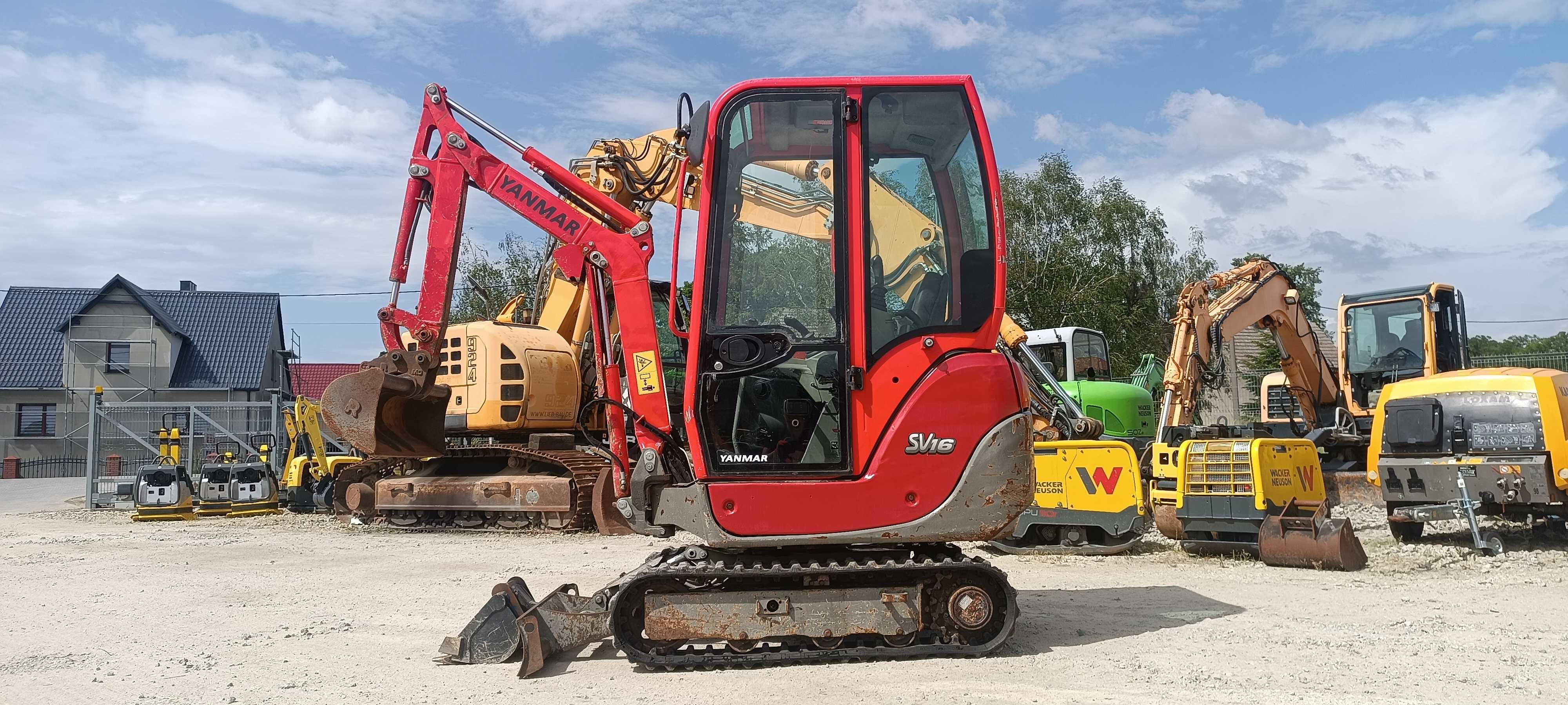 Minikoparka YANMAR SV 16 / 1.7t ! / 14r ! | SV 18 20 22  VIO BOBCAT