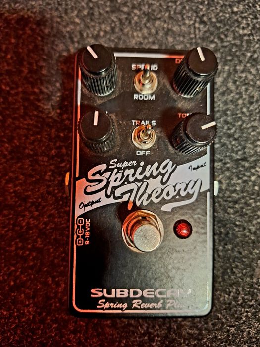 Efekt gitarowy subdecay Reverb super spring theory