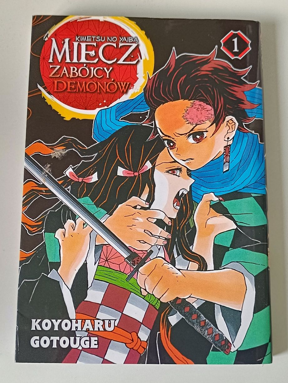 Manga "miecz zabójcy demonów" tom 1 (demon slayer)