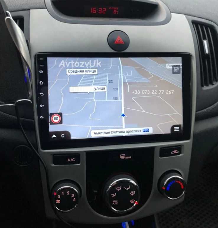 Магнитола CERATO Kia GPS USB 2 din дин Кіа Церато CarPlay Android 14
