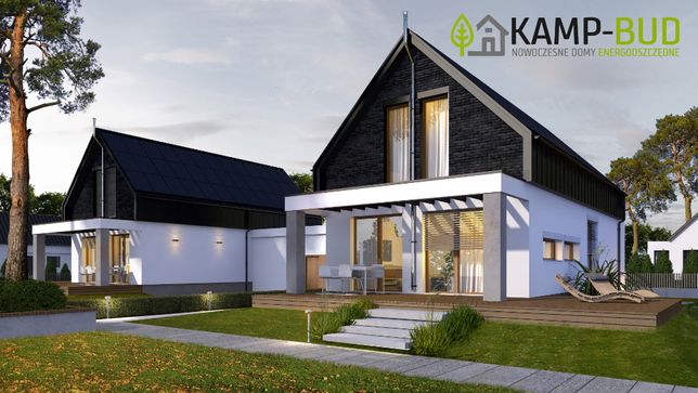 Nowoczesne domy energooszczędne KAMP-BUD w zabudowie bliźniaczej